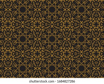 Pattern, Gold, design, abstract, vector and graphic for commercial use 