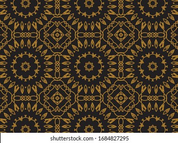 Pattern, Gold, design, abstract, vector and graphic for commercial use 