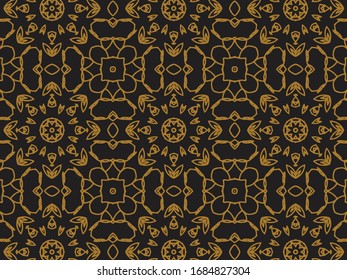 Pattern, Gold, design, abstract, vector and graphic for commercial use 