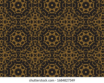 Pattern, Gold, design, abstract, vector and graphic for commercial use 