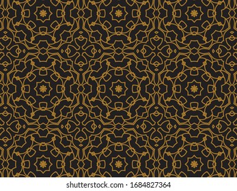 Pattern, Gold, design, abstract, vector and graphic for commercial use 