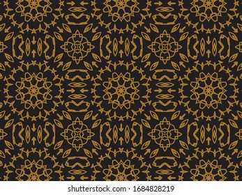 Pattern, Gold, design, abstract, vector and graphic for commercial use 