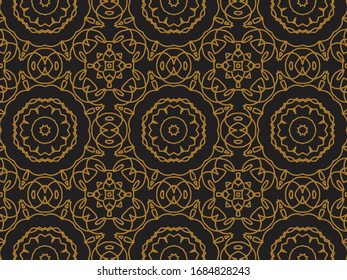 Pattern, Gold, design, abstract, vector and graphic for commercial use 