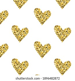 patrón oro brillo valentina corazón