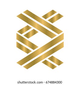pattern gold v or n luxury design finance