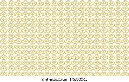  Pattern Golden ellipses geometric shapes design for clothing for Notepad