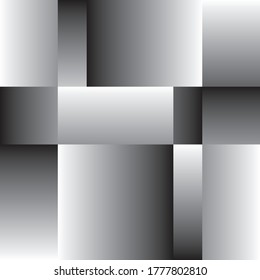 pattern with gradient black squares