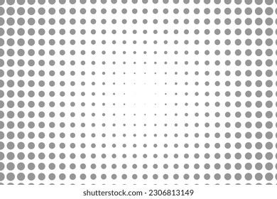 Pattern with gray dots. Halftone effect, style comic book. 