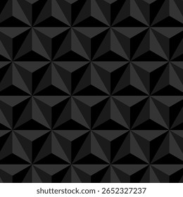 Pattern in gray tones. Geometric background. Seamless 3D gray background. Wrapping, wallpaper, fabric
