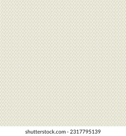 Pattern with gray and white oblique stripes. Twill cloth texture. Textile design for suits, blazers, skirts, pants and others. Abstract vector.