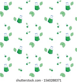 
Pattern: green breath "nature breath" and swirling leaves