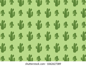 Pattern green cactus for designer and other