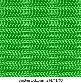 Pattern green circles fence. It can be repeated or tiled without any visible seams 