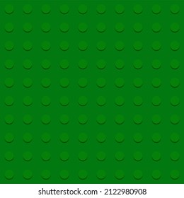 Pattern green circles with shadow playground for children's constructor from details