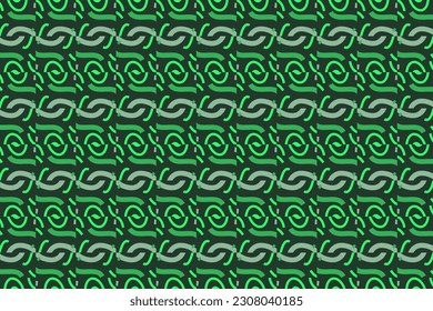 Pattern with green neon color. Vector illustration for wrapping paper.