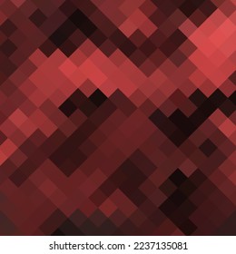 Pattern green pixel background, pattern. Red pixel wallpaper. Vector illustration. EPS 10
