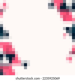 Pattern green pixel background, pattern. Green pixel wallpaper. Vector illustration. EPS 10