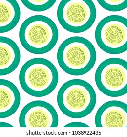 pattern of green spherical geometry.