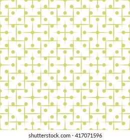 Pattern grid, polka, seamless vector background.