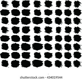 Pattern of grunge brush strokes