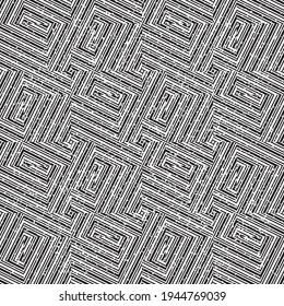 pattern with grunge oblique black segments