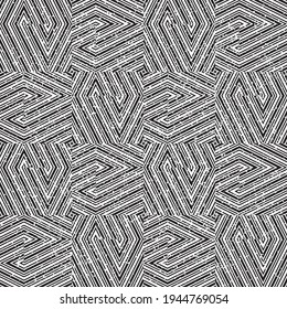 pattern with grunge oblique black segments