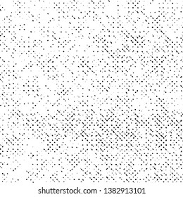 Pattern grunge texture background, abstract grungy vector, Old Halftone dot monochrome