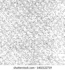 Pattern Grunge Texture Background, Black Abstract Dotted Vector, Old Halftone Scratch Design