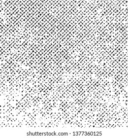 Pattern Grunge Texture Background, Old Black Abstract Dotted Vector, Halftone Grungy Design