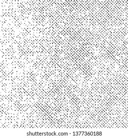 Pattern Grunge Texture Background, Old Black Abstract Dotted Vector, Monochrome Halftone Rough