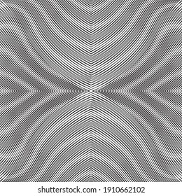 pattern with grunge wavy black lines