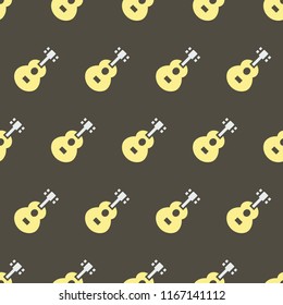 Pattern with guitars