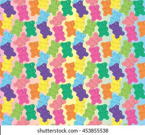 Pattern Gummy Bear Color