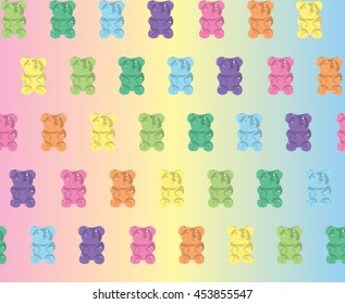 Pattern Gummy Bear Tasty