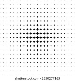 pattern halftone background black vector star template