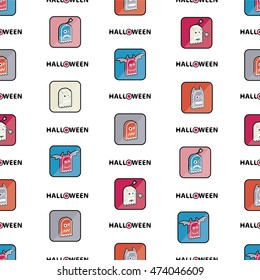 Pattern halloween background. Pattern can be used for wallpaper, cover fills, web page background, surface textures.