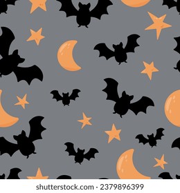 Pattern and halloween elements