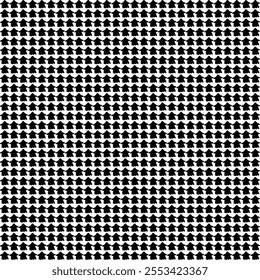 Pattern halloween ghost in black