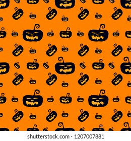 pattern HALLOWEEN as a wallpaper or poster in the baby's room
