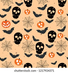 Pattern Hallowen Skull