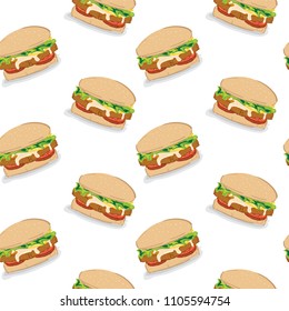 pattern hamburger drawing graphic background 