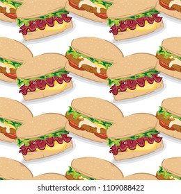 pattern hamburger drawing graphic background 