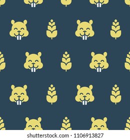Pattern with hamster