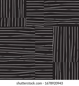 pattern with hand drawn horizontal and vertical white stripes