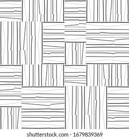 pattern with hand drawn horizontal and vertical black segments