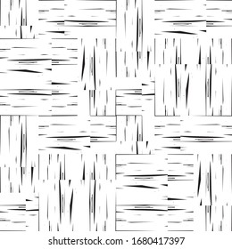 pattern with hand drawn horizontal and vertical black bands