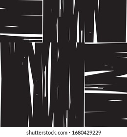 pattern with hand drawn horizontal and vertical white bands