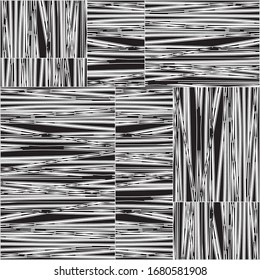 pattern with hand drawn horizontal and vertical white bands