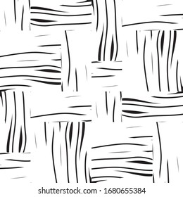 pattern with hand drawn horizontal and vertical black bands