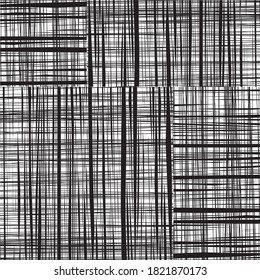 pattern with hand drawn horizontal and vertical black lines
